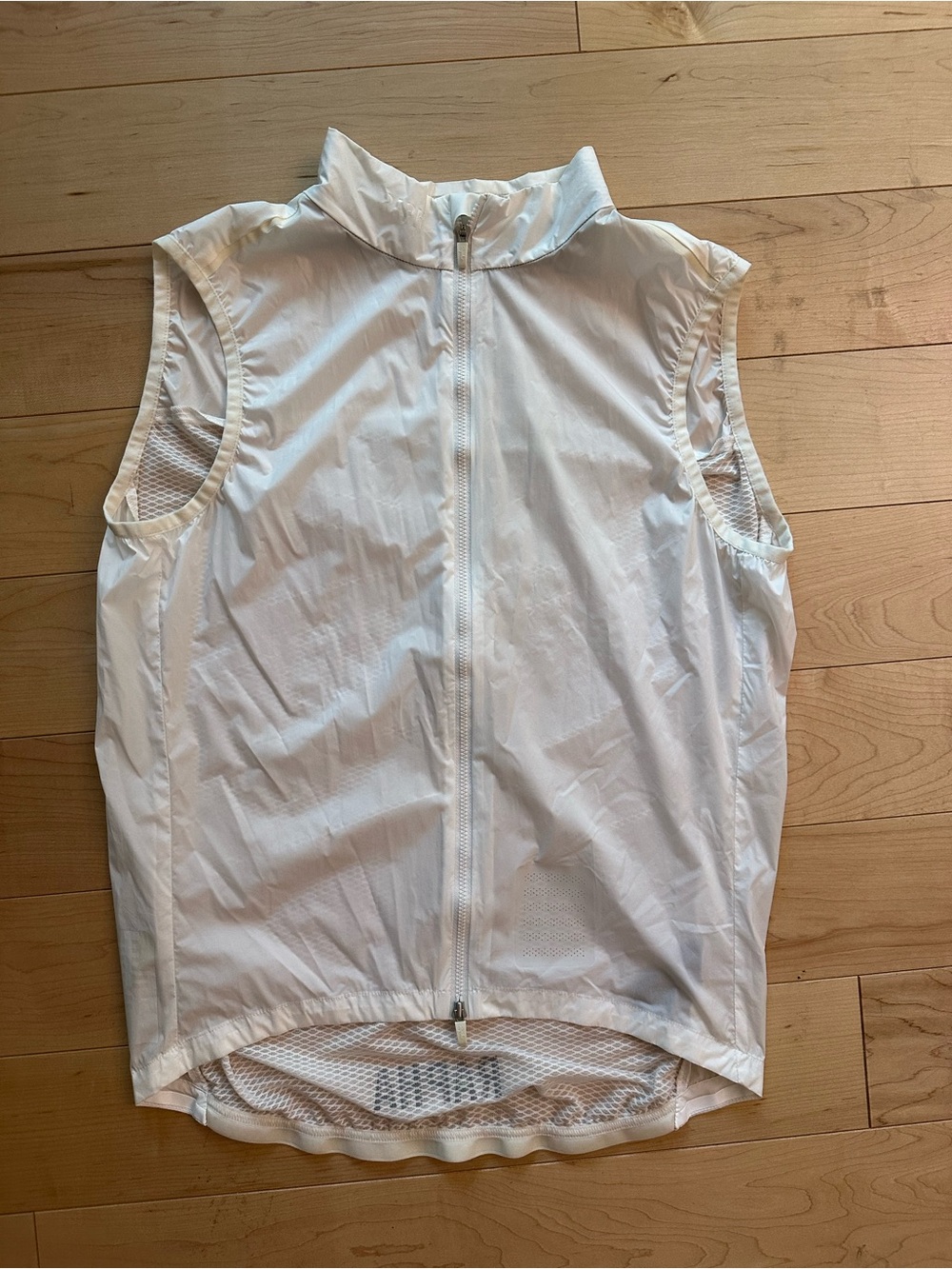 Rapha Sleeveless Zip Cycling Run Vest White